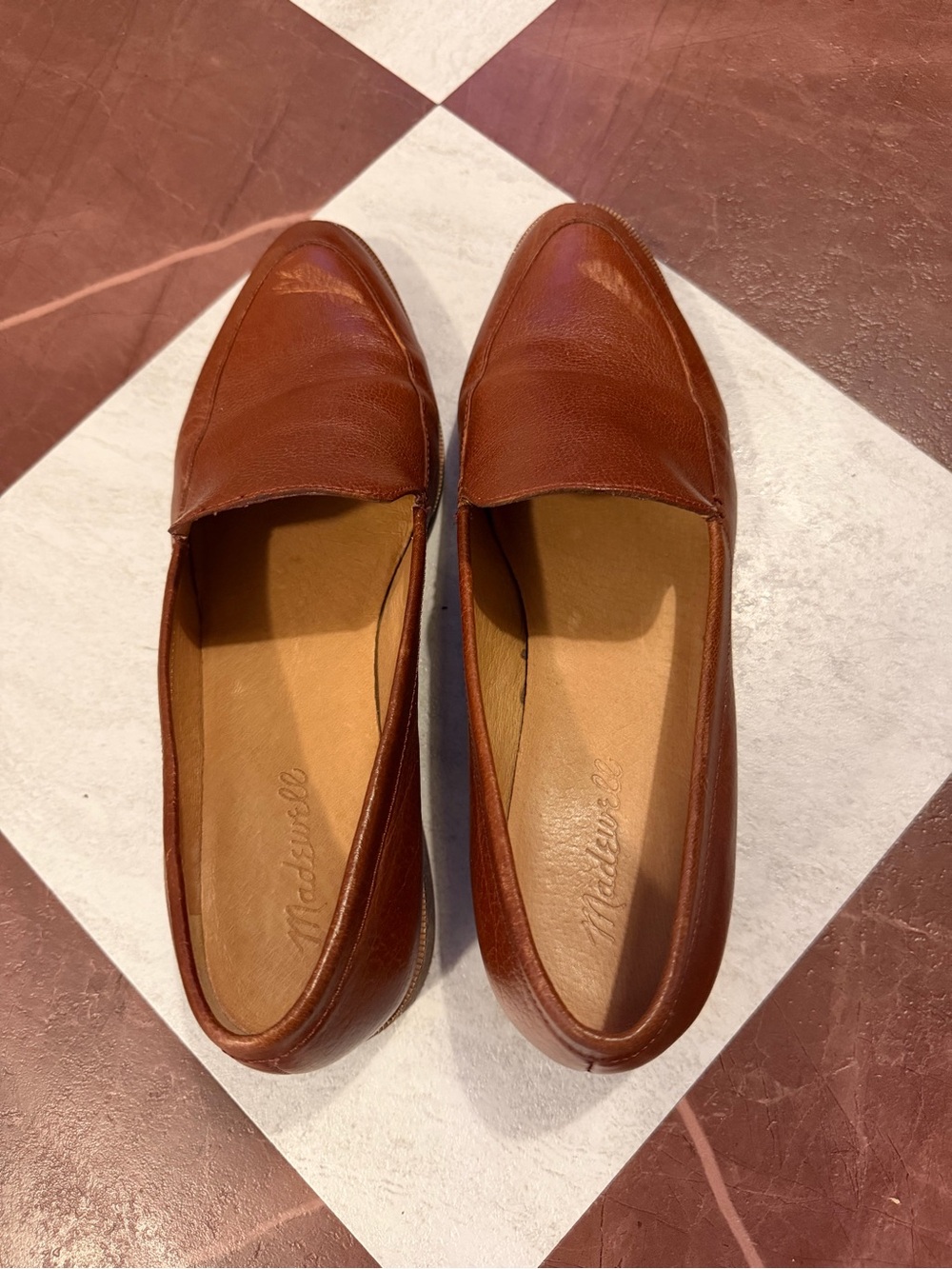 Madewell Leather Slip On Loafers